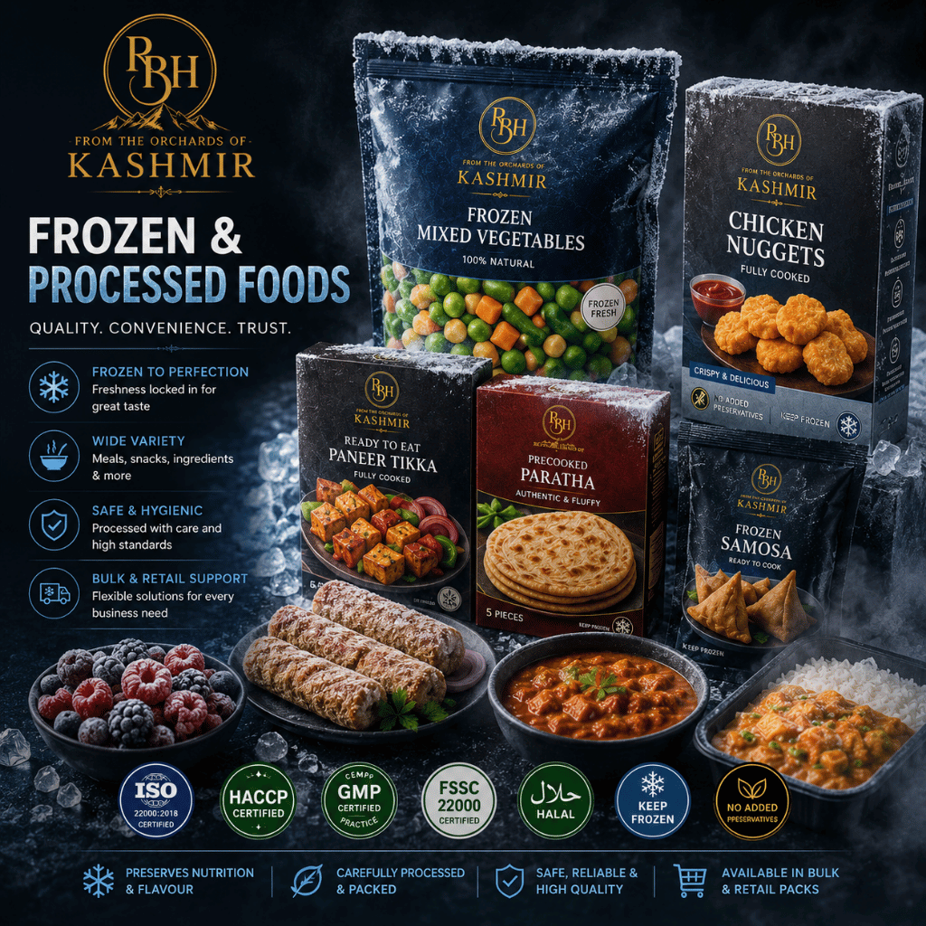 Frozen and processed food aisle