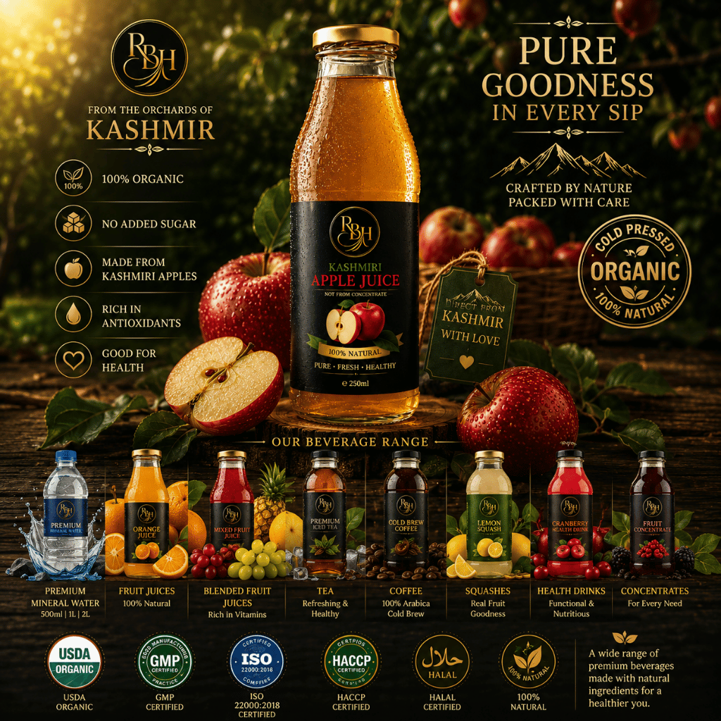 Assorted bottled beverages